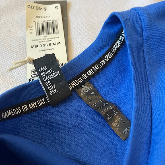 Adidas French Terry Pullover Blue - Picture 8 of 10